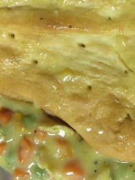 chicken pan pie crop